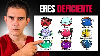 REACCIÓN todas las DEFICIENCIAS NUTRICIONALES explicadas en 14 minutos [upl. by Ymerej]