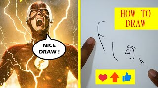 HOW TO DRAW THE FLASH [upl. by Ayanad]