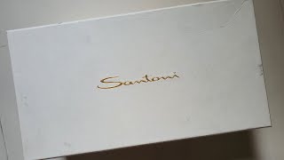 Shoe Unboxing Santoni Monkstrap [upl. by Hiroshi]