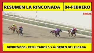 RESUMEN COMPLPETO 👉 LA RINCONADA INH hoy Domingo 4 de Febrero de 2024 [upl. by Ramonda]