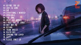 delete my feelings for you 💔 sad songs for broken hearts slowed sad music mix playlist [upl. by Burack]