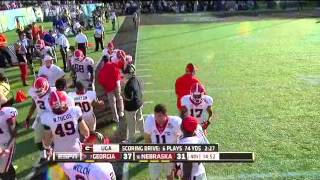 UGA vs Nebraska Highlights Capitol One Bowl [upl. by Sivraj192]