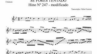 Tocata com Partitura  Hino 247  Clarinete [upl. by Eldnar]