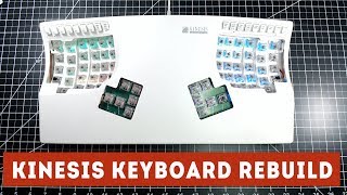 Kinesis Keyboard Rebuild  Programmable Split Keyboard [upl. by Sarah]