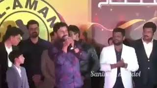 Dileep at Qatar  Dileeps Maass Entry and Speech [upl. by Ayekin]