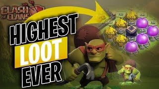 Best Farming Troop super Goblin💲💰  clashofclans supergoblin farmer attackstrategy viralvideo [upl. by Nivrac]