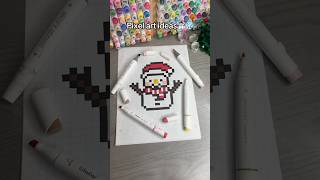 ☃️Pixel at ideas❄️ art drawing ‘mpixelartideas christmas [upl. by Avah]