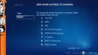 Vista Media Center  Configuring Your TV Guide Service [upl. by Cherida]