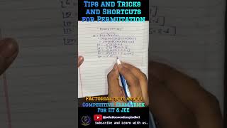 factorial trick  Permutation  Mathematics  Faheem Sir permutationandcombination mathtricks [upl. by Ardnuassak946]