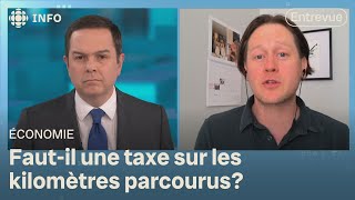 Une taxe kilométrique pour financer les routes  Zone économie [upl. by Dygal538]