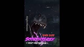 Rebirth OC  Scorpios Rex vs Indoraptor  RazzorsOC24 shorts edit fypシ゚viral [upl. by Mauldon]