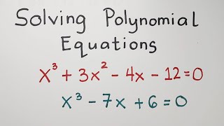 Solving Polynomial Equations  Grade 10 Math [upl. by Ebehp]