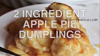 2 Ingredient Apple Pie Dumplings [upl. by Margret]