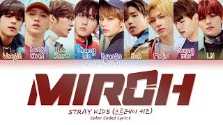 Stray Kids  MIROH Color Coded Lyrics EngRomHan가사 [upl. by Airtened]