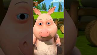 Five Little Piggies nurseryrhymes kidssongs preschool ytshorts reelviral [upl. by Skiest149]