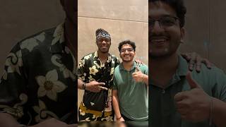 I Met KSI and Logan Paul 😍🤍 ksi loganpaul mrbeast jjolatunji ksiolajidebt mumbai prime [upl. by Fawne]