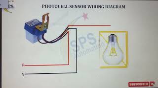 PHOTOCELL WIRING DIAGRAM wiring photocell ldr relay vuralvideo [upl. by Nereil865]