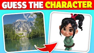 Guess the WRECK IT RALPH Cartoon Characters by ILLUSION  Squint Your Eyes  Vanellope Von Schweetz [upl. by Remark999]