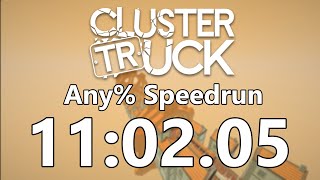 Clustertruck Any Speedrun in 1102050 World Record [upl. by Hsot]