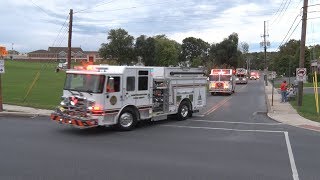 2018 NorthamptonPA Fire Department Block Party Parade 92218 [upl. by Whitson]