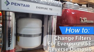 How to Replace the Filters in the Everpure Conserv 75E Reverse Osmosis System [upl. by Kaylyn806]