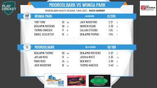 Ringwood amp District Cricket Association  Bill Wilkins Cup  Round 5  Mooroolbark v Wonga Park [upl. by Cassil]