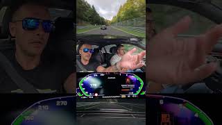 Crazy Speed and Huge Jump in Massive Alpina B7  Nürburgring [upl. by Ingaberg]