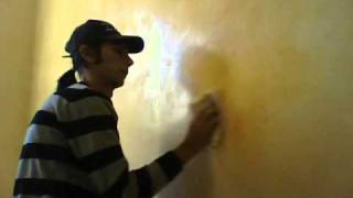 how to venetian plaster polishing and waxing  ceratura stucco veneziano [upl. by Ivens893]