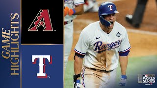 Dbacks vs Rangers World Series Game 1 Highlights 102723  MLB Highlights [upl. by Akemihs]