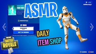 ASMR Fortnite NEW Fast Feet Emote Daily Item Shop 🎮🎧 Relaxing Whispering 😴💤 [upl. by Kirrad]