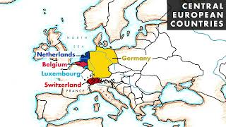 CC Cycle 2 Week 17 Geography Central European Countries Song amp Map [upl. by Yedsnil326]