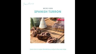 Recipe video  Spanish turrón [upl. by Quince62]