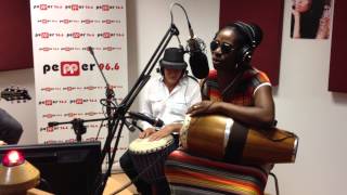 Iyeoka  Simply Falling live on Radio Pepper 966 in Athens Greece [upl. by Eruot]