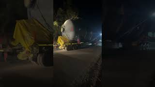 Heavy boiler transportationvizagsteelplantananthayuvavlogsshortvideo [upl. by Kline]