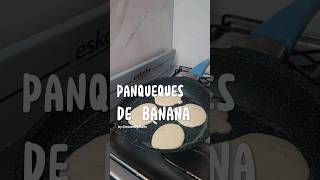 Panqueques de banana sin azucar 🍌 viral receta recetasfaciles recetas banana delicia foodie [upl. by Zandt]