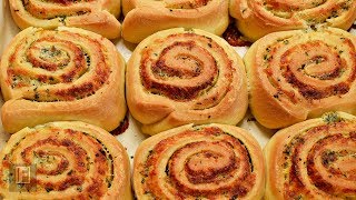 Double Cheesy Garlic Herb Rolls Recipe [upl. by Tolmann916]