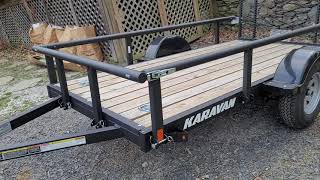 Review 2241 lbs Payload Capacity Landscape Trailer by Karavan 2021MY [upl. by Dasya737]