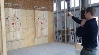 Fun amp Games Bad Axe Throwing 1 [upl. by Edrahc]