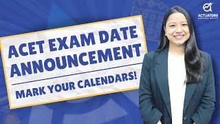 ACET Exam Date IS FINALLY OUT [upl. by Notlrac68]