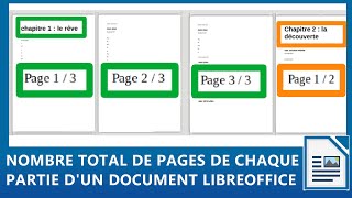 paginer différentes parties dun document avec Writer de Libreoffice [upl. by Arual]