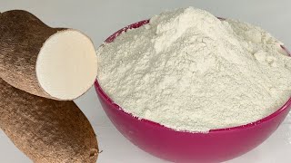 Make YAM FLOUR FROM SCRATCH Like a Pro  Navinas kitchen [upl. by Sidonia750]