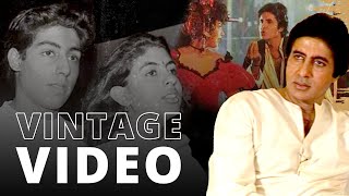 Amitabh Bachchans Rare 1990 Interview  Reflects On Jumma Chumma Abhishek And Shweta [upl. by Eesac706]