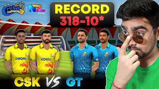 RECORD CSK 31810 Vs GT NPL 2024 WCC3 Expert Mode [upl. by Neleb]