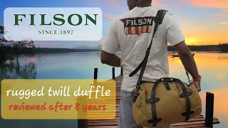 FILSON Rugged Twill Duffle  8 Years Later [upl. by Di]