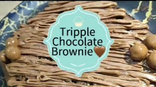 Tripple chocolate brownieEggless Brrbrownie [upl. by Euton]