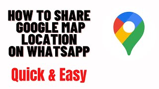 how to send location from google maps to whatsapphow to share google map location on whatsapp [upl. by Buell]