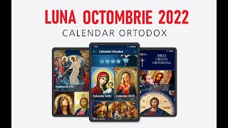 Calendar Ortodox Octombrie 2022 [upl. by Yrahca220]