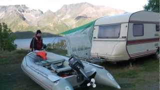 Караванинг с рыбалкой в Норвегии Caravaning and fishing in Norge [upl. by Aeynod]