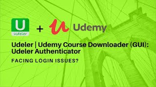 Udeler  Udemy Course Downloader GUI Udeler Authenticator [upl. by Anirb]