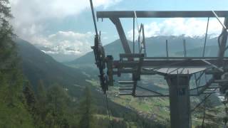 Gondelbahn Schlick 2000 Kolej linowa Schlick 2000 Fulpmes  Kreuzjoch Austria Dolina Stubai [upl. by Nutsud997]